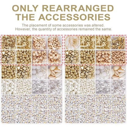 TEXGIZRLY 3mm Seed Bead for Bracelets Friendship Bracelet Making Kit - size: Seed Beads 3MM-C