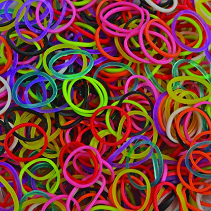 Rainbow Loom® Mix Rubber Bands with 24 C-Clips (600 Count) - color: Mix