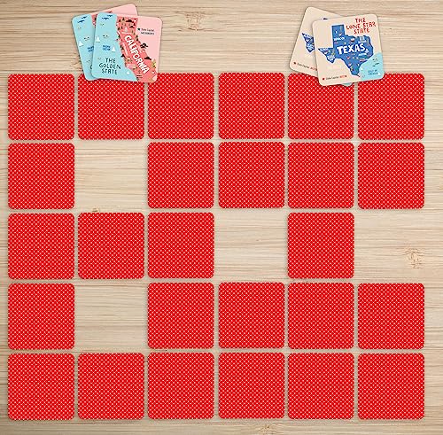USA Memory Match Game, Set of 100 Cards