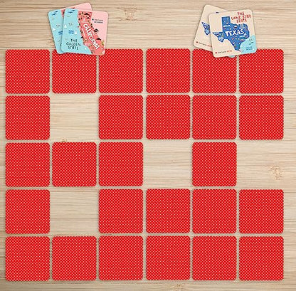 USA Memory Match Game, Set of 100 Cards