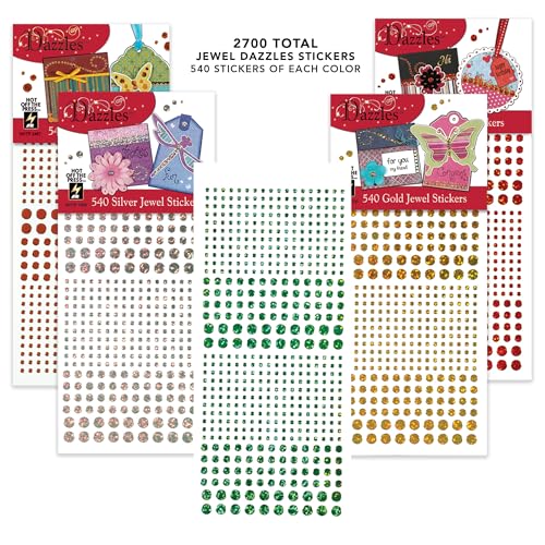 Paper Wishes – Dazzle ‘em Card Kits & Jewel Dazzles Sticker Fall & Christmas Collections for Scrapbooking, Gifts and All of Your DIY Crafting, Art & Creative Projects - Inspiration at Your Fingertips - color: Fall & Christmas