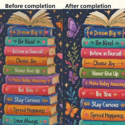CSZPPQAF Book Diamond Painting Kits for Adults, Butterfly Diamond Art Kits - color: KM1216-1