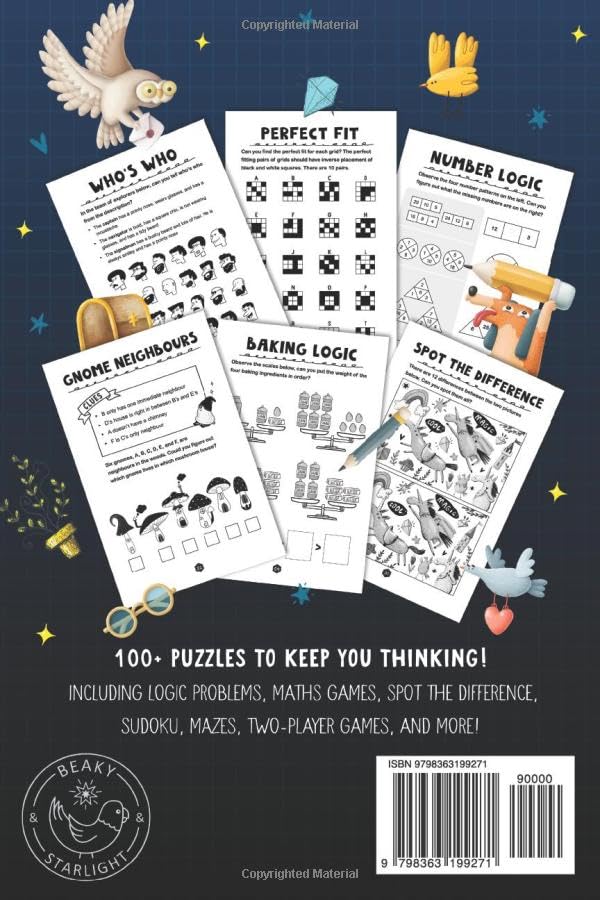Awesome Logic Games for Smart Kids: Fun and challenging logic puzzles for kids ages 8-12