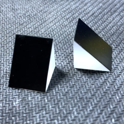 Right Angled Triangular Prism, N-BK7 (K9) Optical Components Glass for Precision Instruments Excellent, Physics, Light Refraction & Wavelength Experiments - size: 20MM