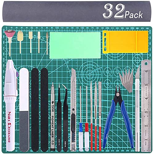 33Pcs Gundam Model Kit Tools Gunpla Tool Kits Bandai Moddeler Craft Set for Hobby Building