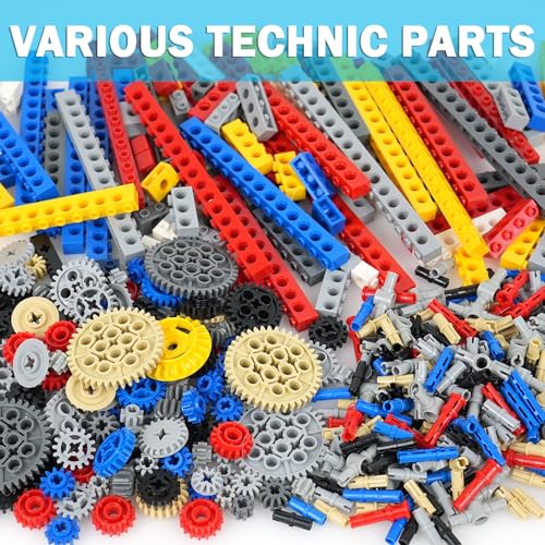 MALEKO Technical Parts Building Blocks EV3 Accessories-Gears Beams Pins - color: Multicolor