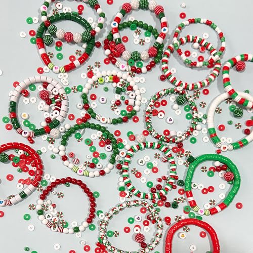 Italy Italian Mexico Mexican Christmas Clay Beads Bracelets Making Kit
