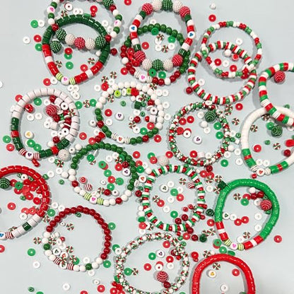 Italy Italian Mexico Mexican Christmas Clay Beads Bracelets Making Kit