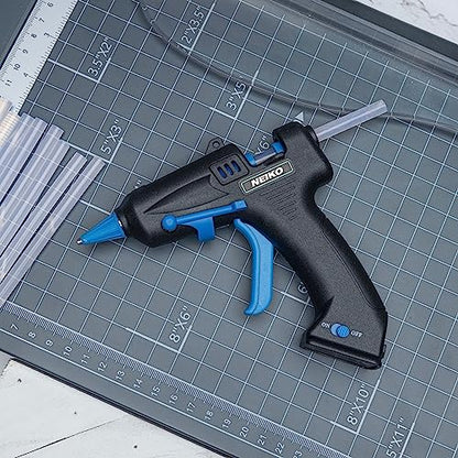 NEIKO 02660A Cordless Glue Gun, 15W Rechargeable Hot Glue Gun, 10 Glue Sticks Included, Wireless Anti Drip Nozzle Mini Glue Gun with Stand for Arts and Crafts, Mini USB Charging Port, Insulated Nozzle - style: Cordless Glue Gun