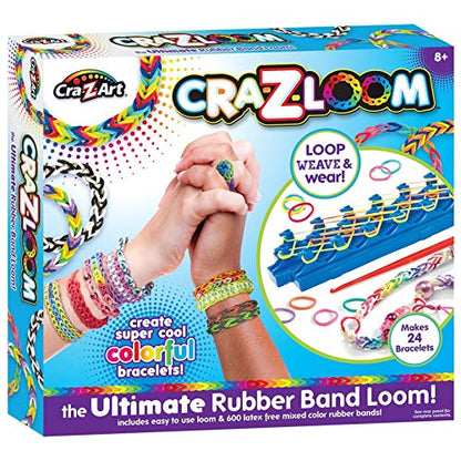 Cra-Z-Art CRA-Z-Loom Ultimate Rubber Band Bracelet Maker Activity Kit for Ages 8 and Up (Packaging May Vary)
