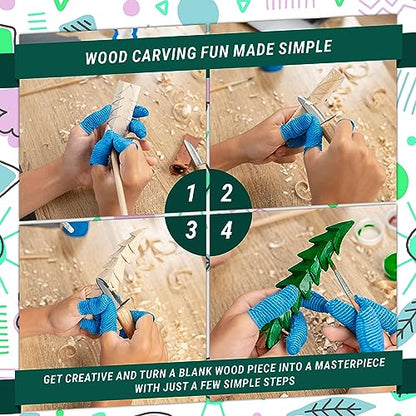 BeaverCraft DIY09 Wood Carving Kit DIY08 Wood Whittling Kit for Kids Woodworking Starter Kit Hobby Kits