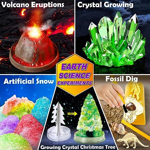 UNGLINGA 150 Experiments Science Kits for Kids Chemistry Lab S.T.E.MToys - style: science kit with 150 experiments