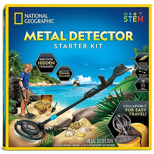 National Geographic Starter Metal Detector Kit for Kids Ages 8-12