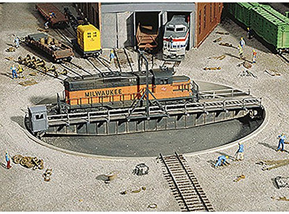 Walthers Cornerstone 90' Turntable 933-3171 HO Scale Model Railroad - Structure Kit - style: 90' Turntable