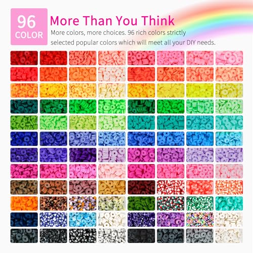 Friendship Bracelet Making Kit 96 Colors, 900pcs Letter Beads, 100pcs Number Bead, Gold Silver Spacer Charms for Concert Bracelets Jewelry Craft - color: Friendship Style