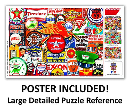 MasterPieces - 1000 Piece Jigsaw Puzzle, Hit the Road Jack, Fun for Adults, Family, Kids, Non-Glare Finish, 19.25" x 26.75" - style: Hit the Road Jack