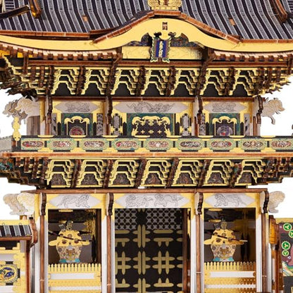 ki-gu-mi Nikko Toshogu Yomeimon Gate Color Edition – Wooden 3D Puzzle Model Kit – DIY Japanese Architecture Craft – No Tools Required – Display Piece & Gift Idea - style: Yomeimon