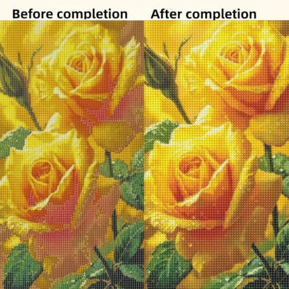 CSZPPQAF Diamond Art Kits for Adults,Flower Diamond Painting Kit - color: KM1239-1
