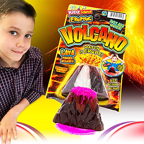 2Chill Small Erupting Volcano Toy (6 Pack) Kids Volcano Science Kit 5429-6p