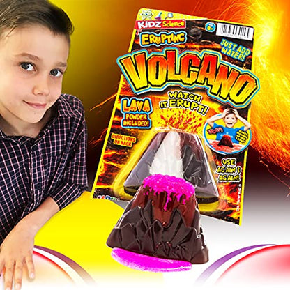 2Chill Small Erupting Volcano Toy (6 Pack) Kids Volcano Science Kit 5429-6p