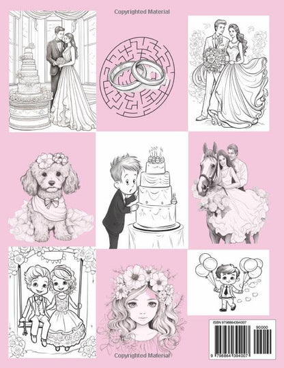 THE FLOWER GIRL PRINCESS WEDDING ACTIVITY AND COLORING BOOK FOR KIDS: A Flower Girl Princess Book (WEDDING BOOKS FOR KIDS)