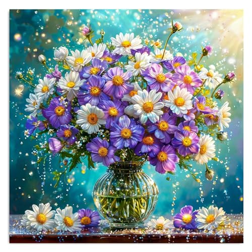 Flower Diamond Painting Kits for Adults Flower Diamond Art Kits for Adults - color: G9593