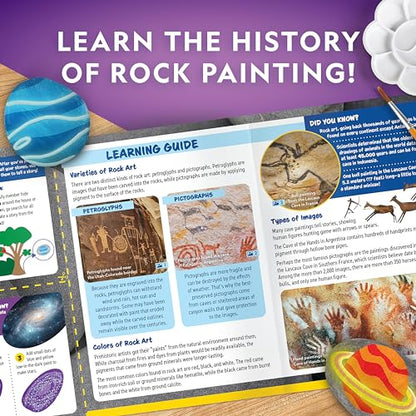 National Geographic Glow-in-the-Dark Rock Painting Craft Kit for Kids - style: Glow in the Dark