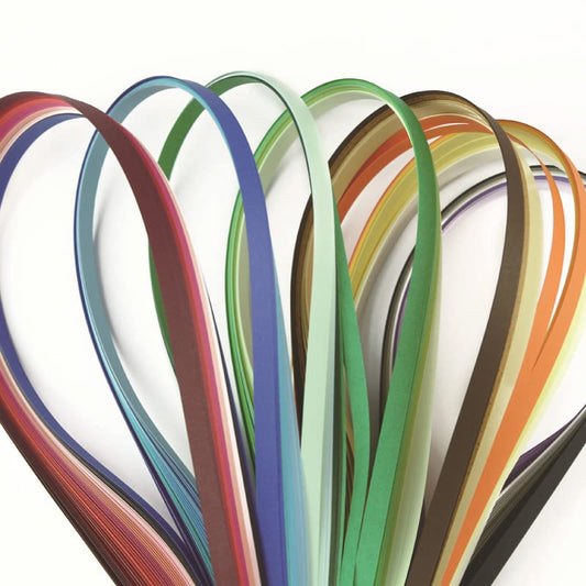 ODETOJOY Quilling Paper Strips 3mm 5mm 10mm 7mm 26 Colors DIY Origami Paper Quilling Art Length 39cm (1040pc 3/5/7/10mm Set) - size: 1040pc 3/5/7/10mm set