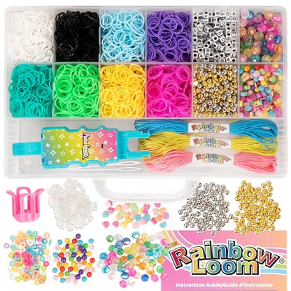 Rainbow Loom AutoLoom Bliss Kit - 2,400 Bands & 1,000 Beads Jewelry Set
