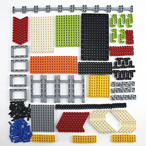 MOC Parts Beams Pins Panel Connectors Bricks Sets Frame Liftarms for Technical Car DIY STEM Building Block Toys Replacement Parts (479 pcs) - style: MA479