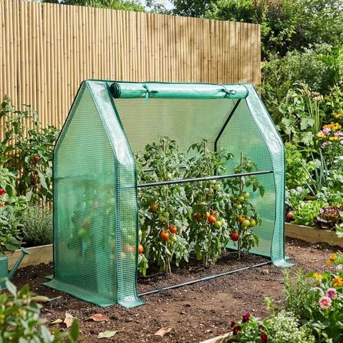 Outvita Mini Greenhouse, 2-Layer PE Cover, 36"x18"x33", Outdoor - style: 1 tier 3'x3’