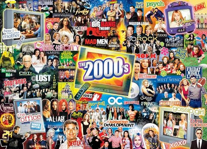 MasterPieces 1000 Piece Jigsaw Puzzle for Adults and Family - 2000's Television Shows - 19.25"x26.75" - style: 2000s Shows