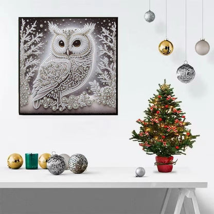 Owl Pearl Diamond Art Kits for Adults Beginner,DIY 3D Crafts For Adults - color: GM8875