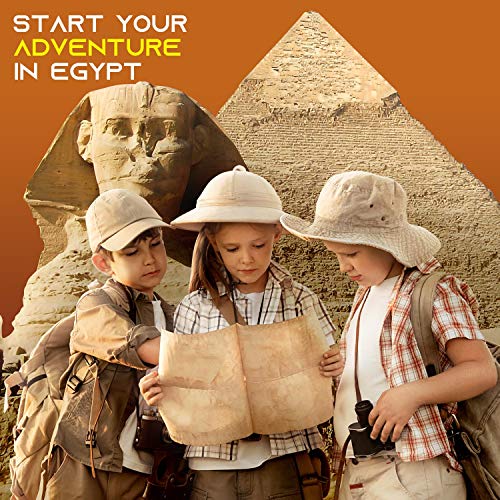 Piano Potato Pyramid Dig Kit, 12 Ancient Egypt Treasures & Mummy, STEM 6+ - style: Ancient Egyptian Pyramids