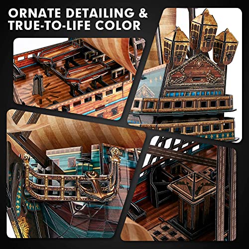 CubicFun San Felipe Spanish Warship 3D Puzzle Ship Model Kit 248 Pieces - style: Ship of San Felipe