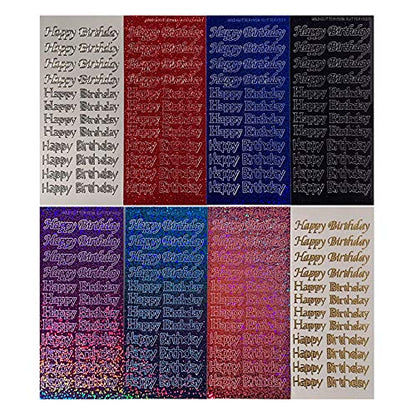 Paper Wishes – Dazzles Stickers Collection | Unique Stickers for Scrapbooking, Cardmaking, Gifts and All of Your DIY Crafting, Art and Creative Projects - Inspiration at Your Fingertips - color: Birthday Dazzles