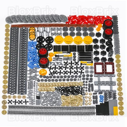 BloxBrix 844 Pcs Engine Kit MOC Parts Fit with Mainbrands Technical-Parts