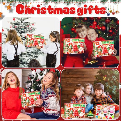 MuseLuxe Air Dry Clay - 12 Boxes Christmas Modeling Clay Kit - color: 12 Colors