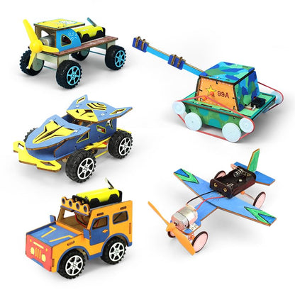 STEM Kits Toys for Age 8-13, Wooden 3D Puzzles Model Car Kits, Science Kit Crafts Building Project, Birthday Valentine Gifts for 8-13 Year Old Boys Girls (5 Set)