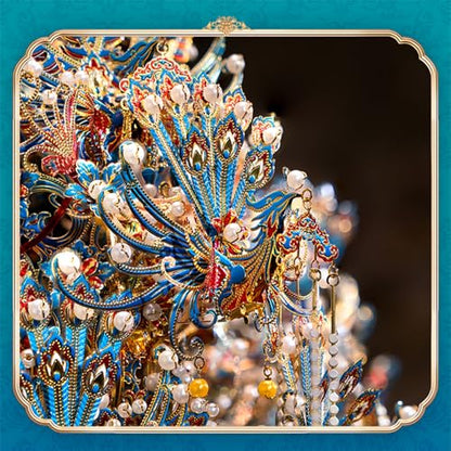 Piececool 3D Metal Puzzles for Adults Kingfisher Phoenix Coronet Model Kit