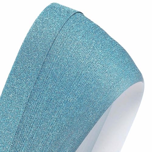 MECCANIXITY 200 Sheets Origami Paper Glitter Stars Papers Sky Blue Fold Paper for Beginner Arts Crafts Projects,0.4 x 8.7 Inch - color: Sky Blue