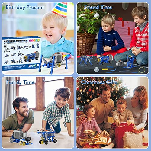 330PCS Building Kit, 12 in 1 STEM Toys with Electric Power Motor for Kids
