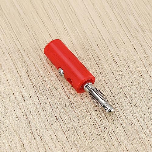 SING F LTD 5 Sets Alligator Clips with 4mm Banana Plugs 220V 30A Insulated Full Protective Crocodile Clips Electrical Test Clips for Multimeter and Clamp Meters Test