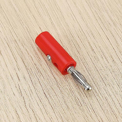 SING F LTD 5 Sets Alligator Clips with 4mm Banana Plugs 220V 30A Insulated Full Protective Crocodile Clips Electrical Test Clips for Multimeter and Clamp Meters Test