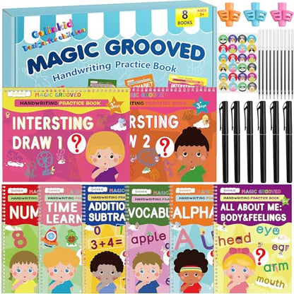 Golinkid Magic Grooved Writing Practice, grooved Handwriting Practice