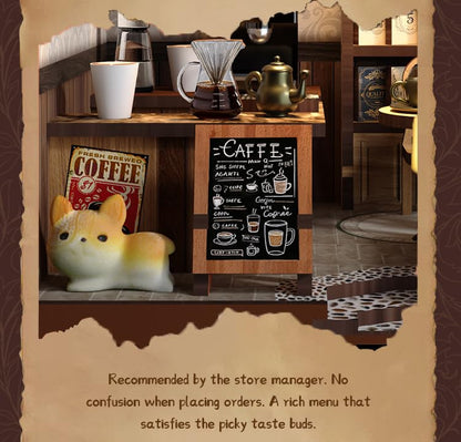 DIY Miniature Dollhouse Kit, 3D Wooden Puzzle Coffee Shop Model, Creative Mini Cafe Building Set with Furniture, Arts and Crafts Gift for Adults & Teens (Country Cafe) - style: Rustic