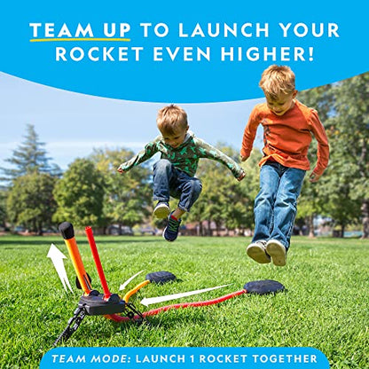 National Geographic Dueling Air Rocket Launcher Outdoor Toy for Kids - style: Air Rocket Racers