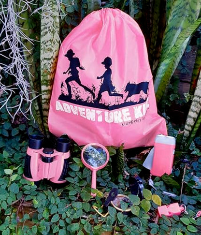 Adventure Kidz Pink Outdoor Exploration Kit for Children - color: Pink
