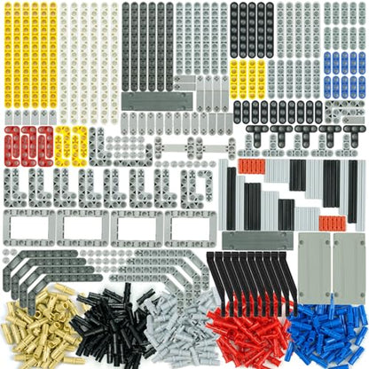 582pcs Technical Parts Bricks Sets-Beams Axles Pins Gears Motor - color: 582pcs