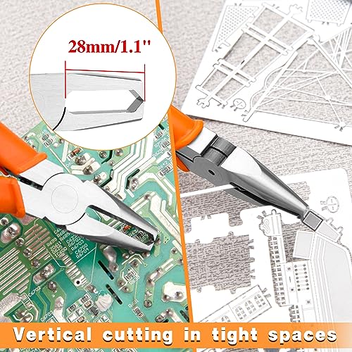 Engineer Tip Cutter, 90 Degree Ultra-Sharp Blade, 4mm Flush Jaw - style: 0.16"